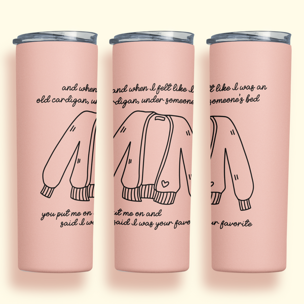 Taylor Swift Cardigan 20oz Tumbler – Madcap & Co