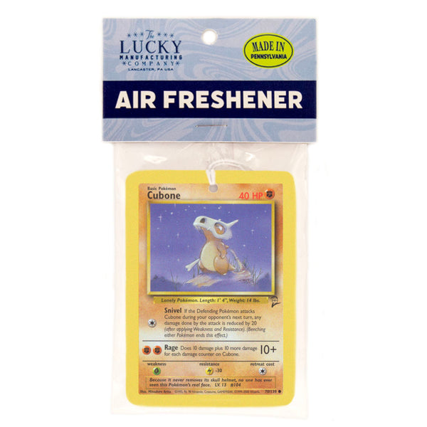 Cubone Pokemon Card Air Freshener