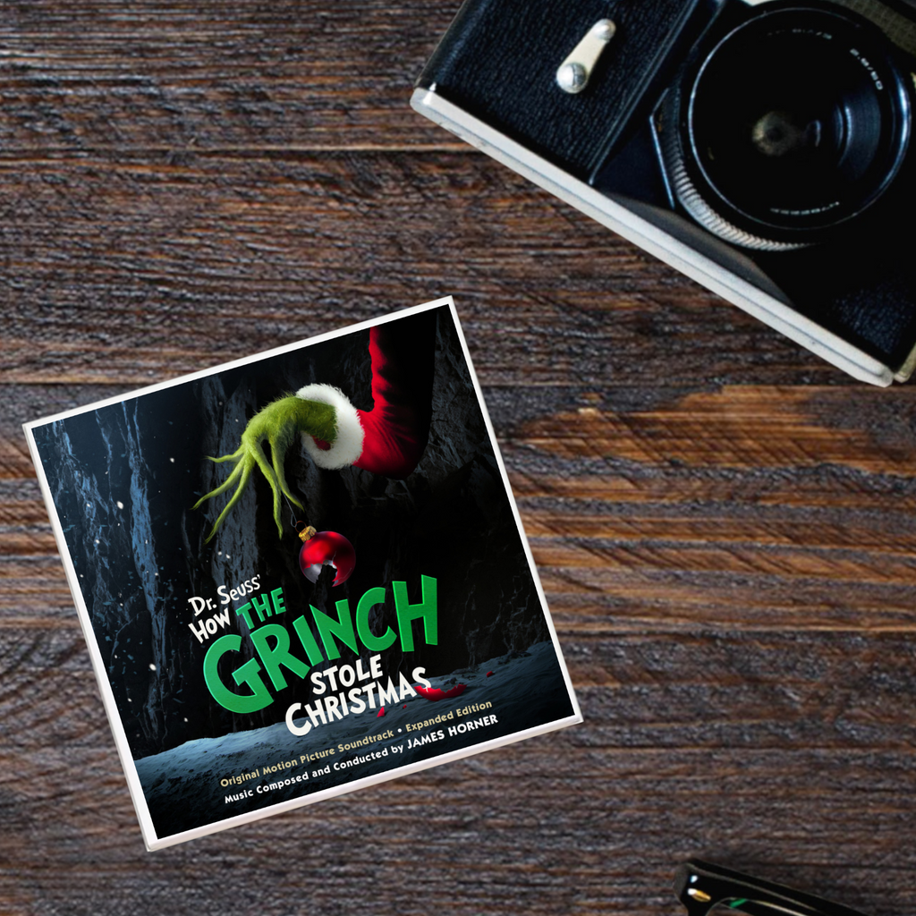 Live Action 'How The Grinch Stole Christmas' Holiday Album Coaster