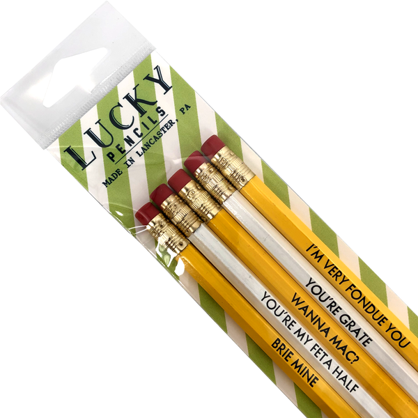 "Cheesy" Pickup Phrases Pencil Pack Madcap & Co