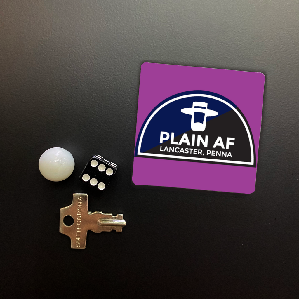 Plain AF Square Magnet
