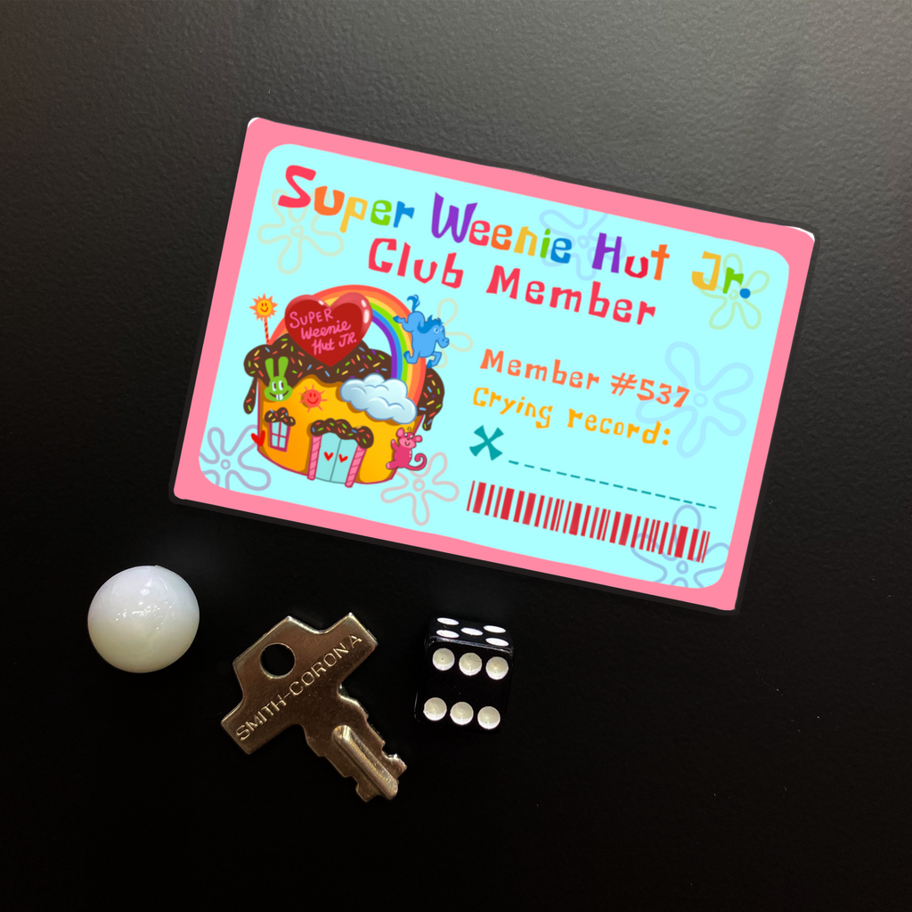Super Weenie Hut Jr. Membership Card Magnet
