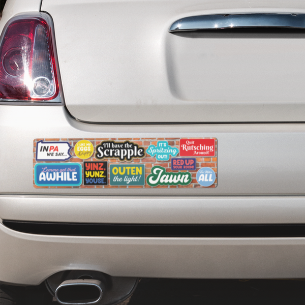 Pennsylvania Slang Bumper Sticker Madcap & Co