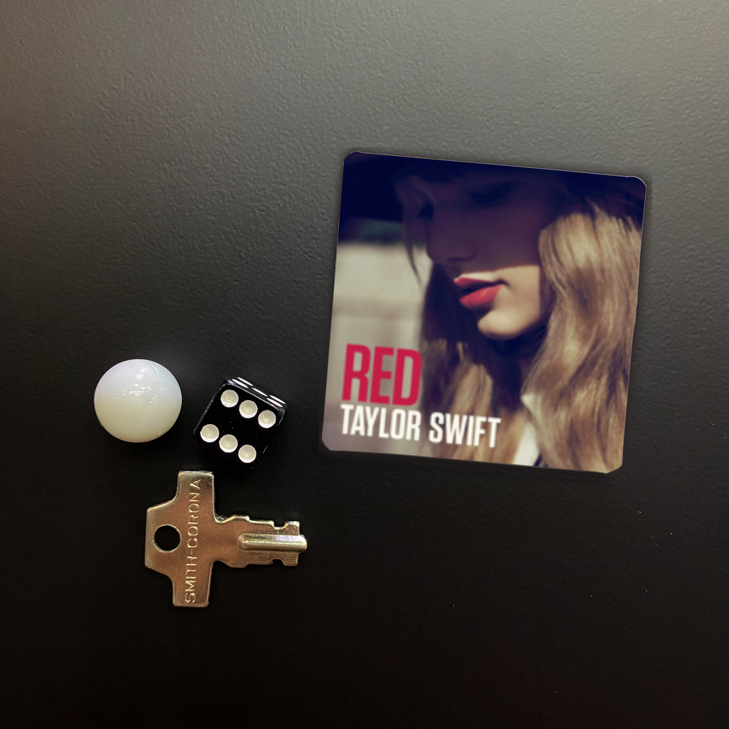 Taylor Swift Red Square Magnet