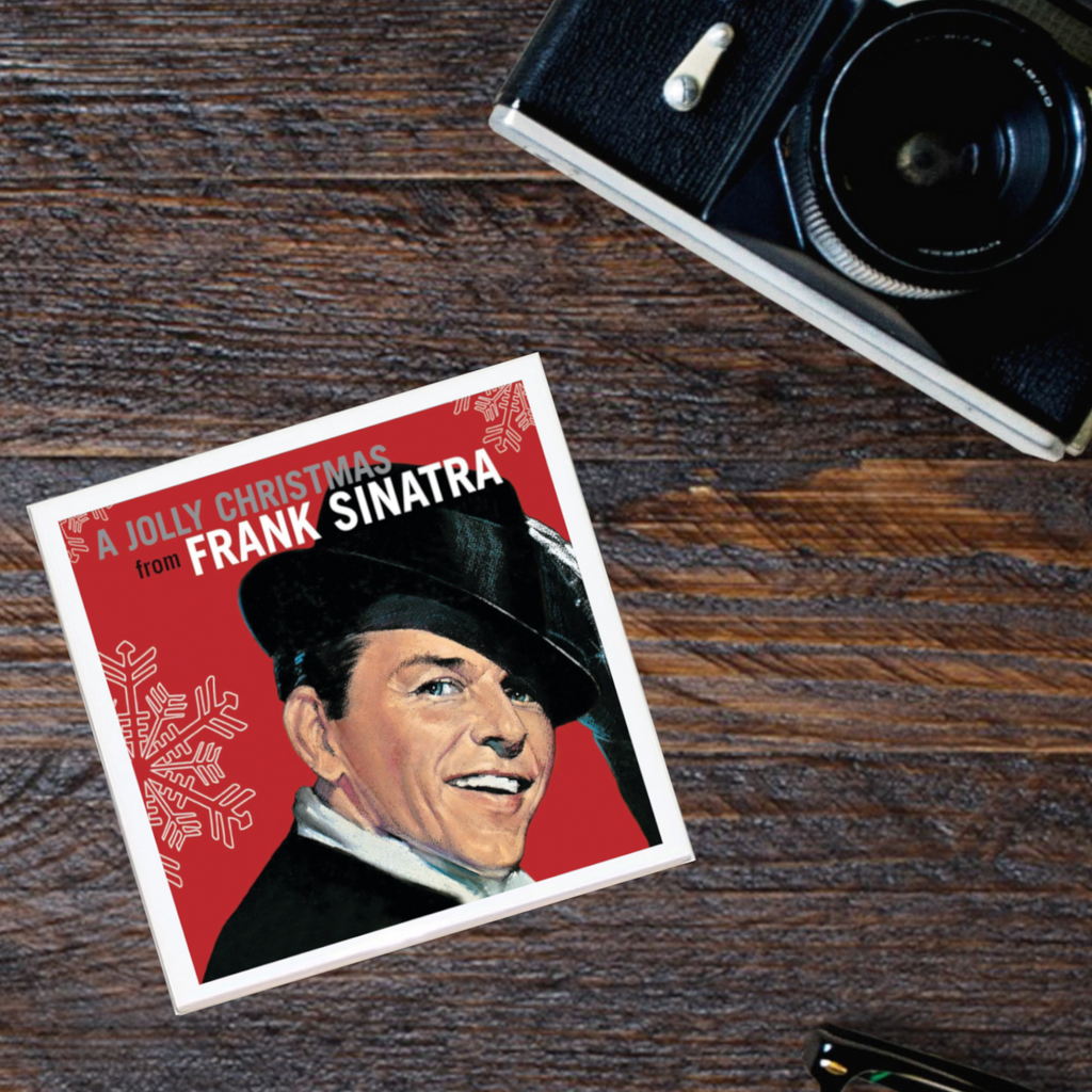 A Jolly Christmas from Frank Sinatra Holiday Coaster