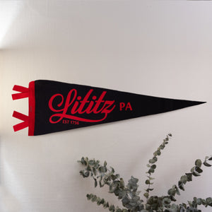 Lititz Pa Established 1756 Pennant || Banner || Pennsylvania