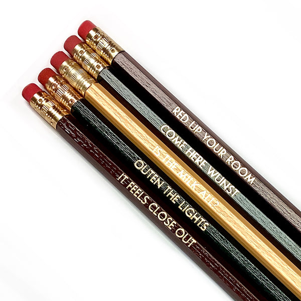 Lancaster, PA Slang Pencil Pack Set of 5 Madcap & Co