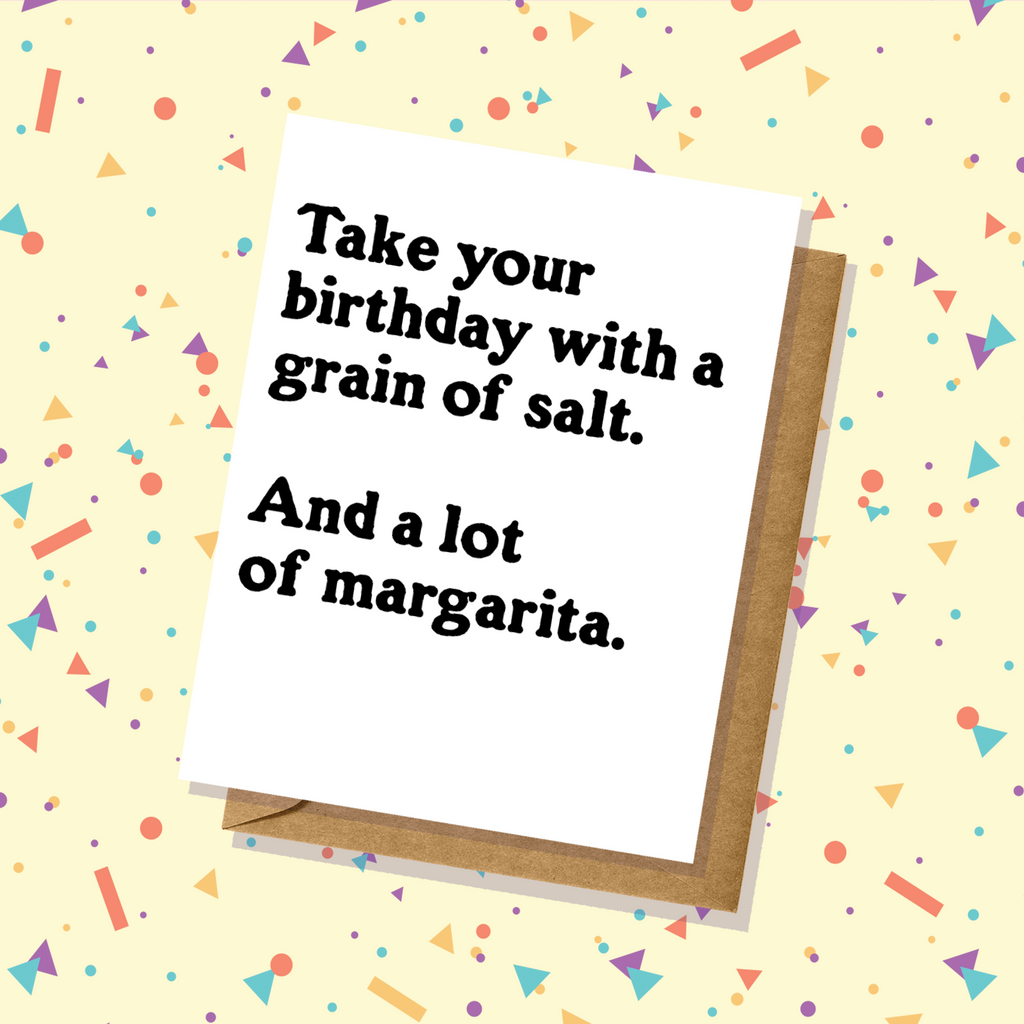 Margaritas - Birthday Card