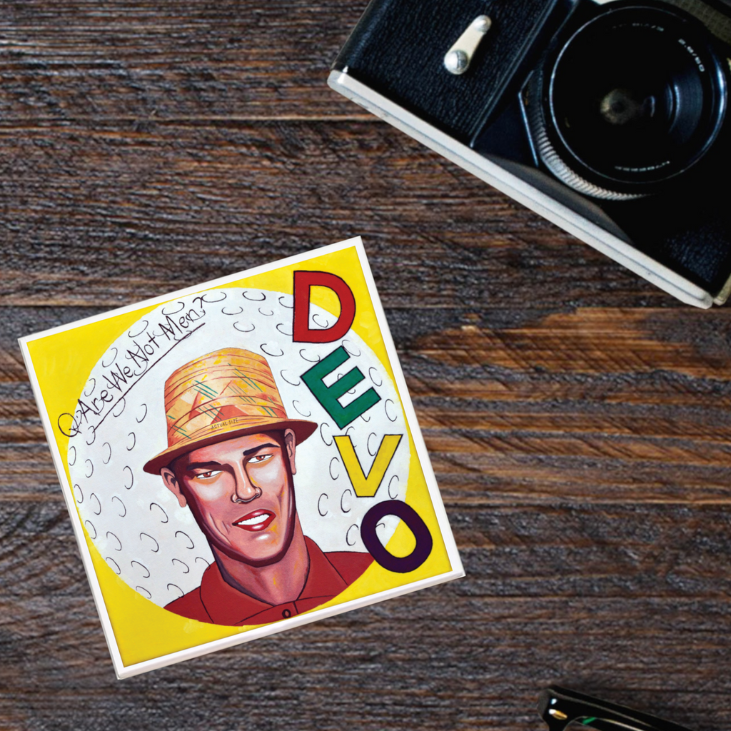 Devo 'Q: Are We Not Men? A: We Are Devo!' Album Coaster