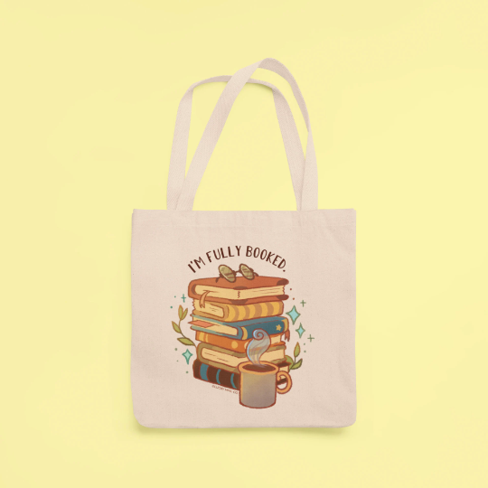 "I'm Fully Booked" Tote Bag