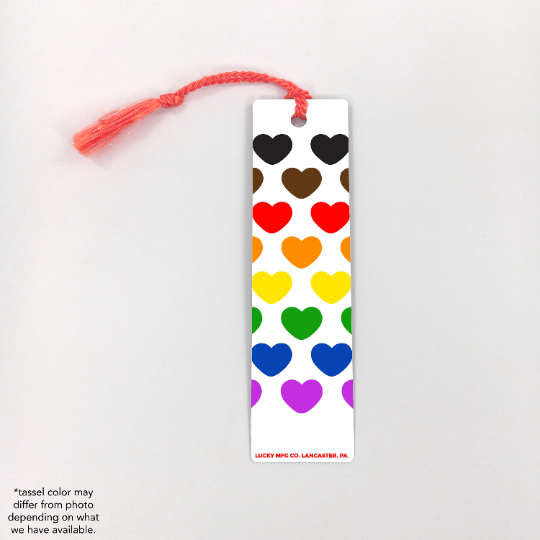 Pride Hearts Bookmark
