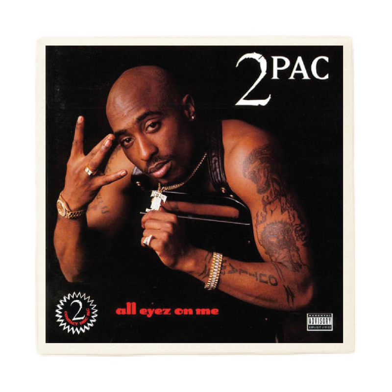 2Pac 'All Eyez on Me' Album Coaster – Madcap & Co