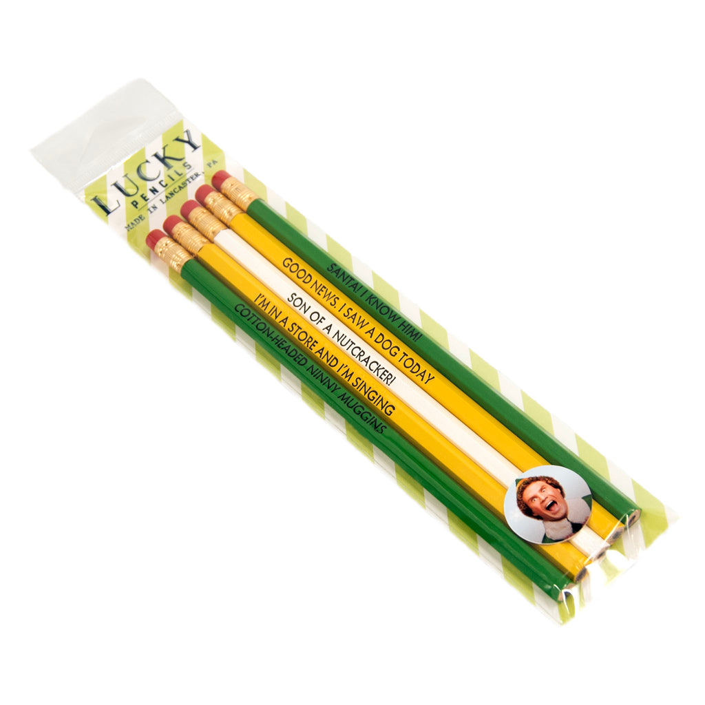 Elf Movie Quotes Pencil Set