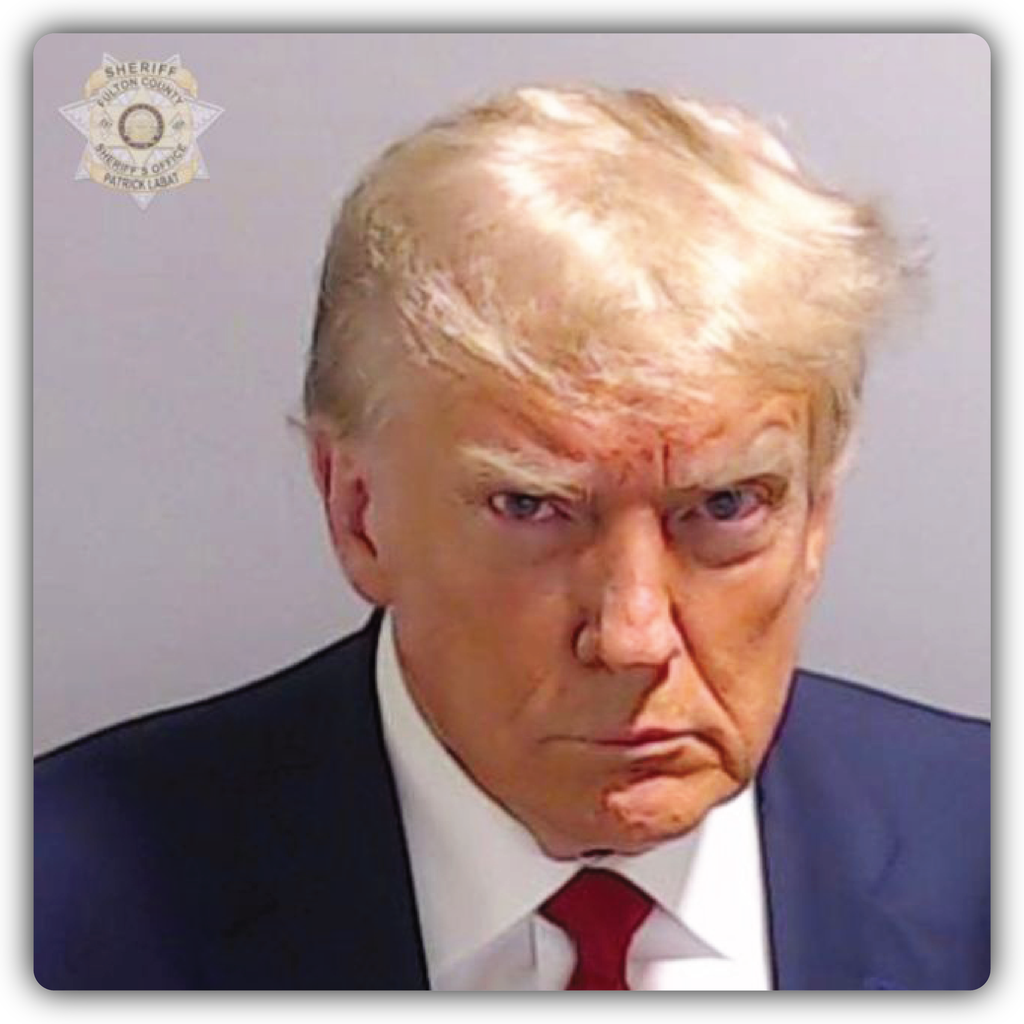 Donald Trump Mugshot Sticker