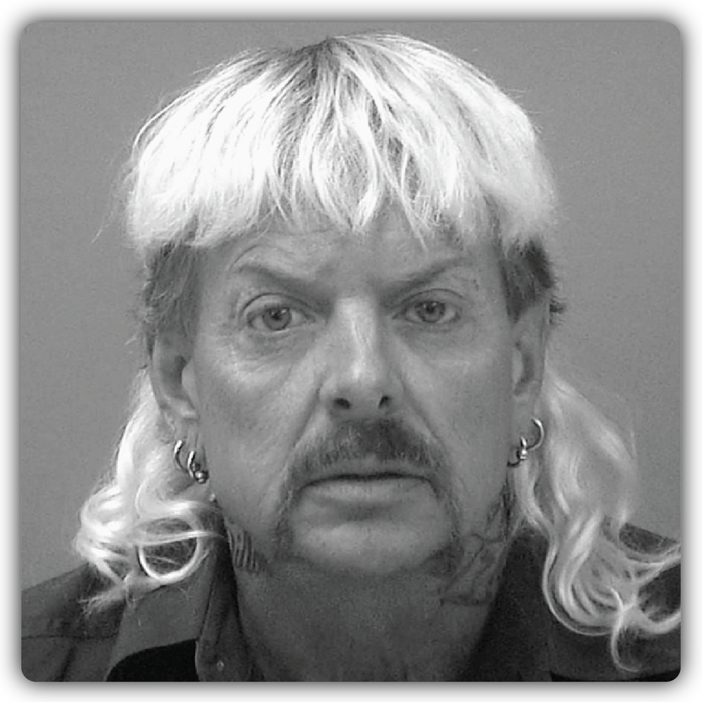 Joe Exotic Mugshot Sticker