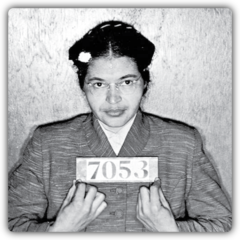 Rosa Parks Mugshot Sticker
