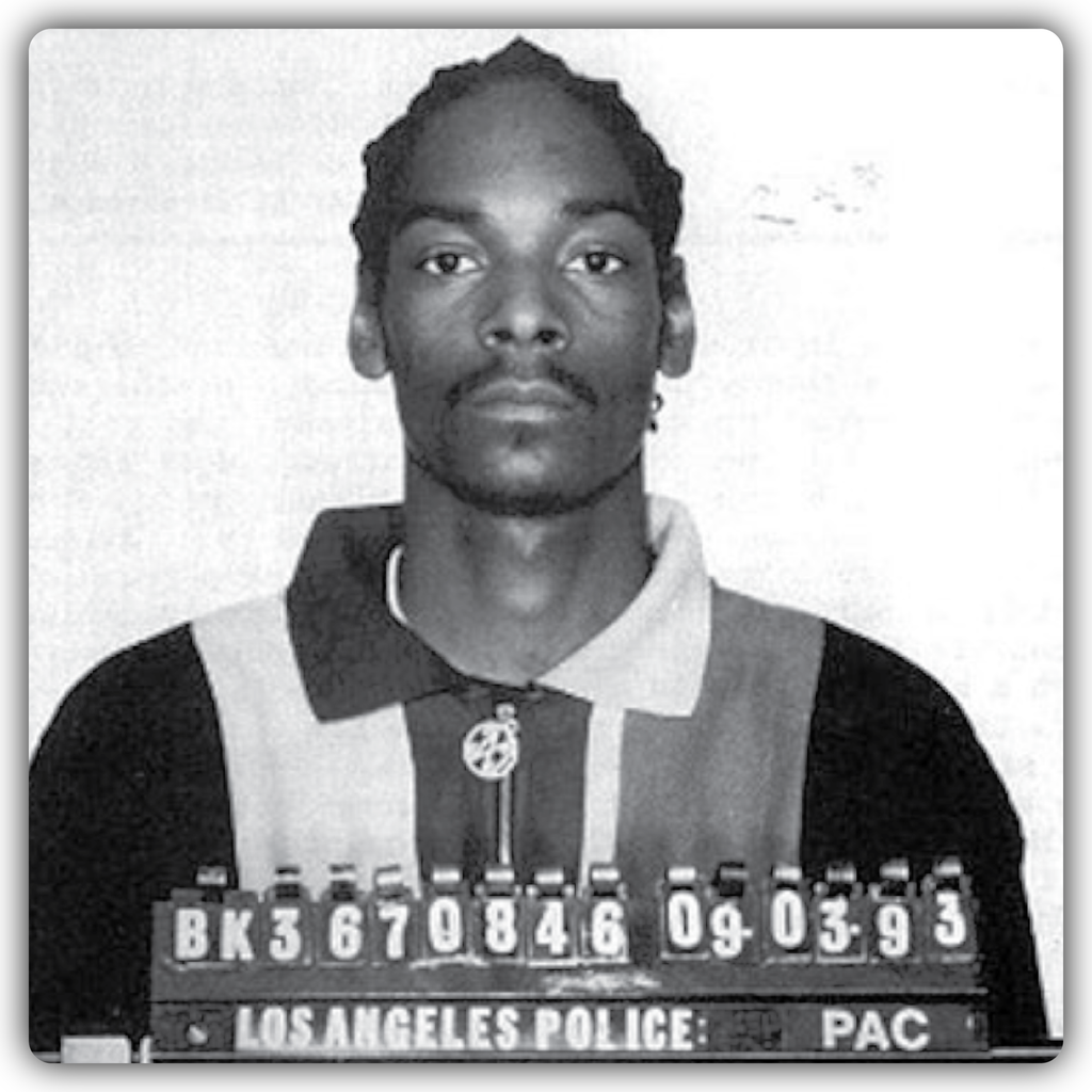 Snoop Dogg Mugshot Sticker