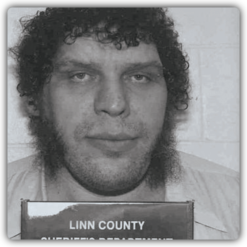 Andre the Giant Mugshot Sticker