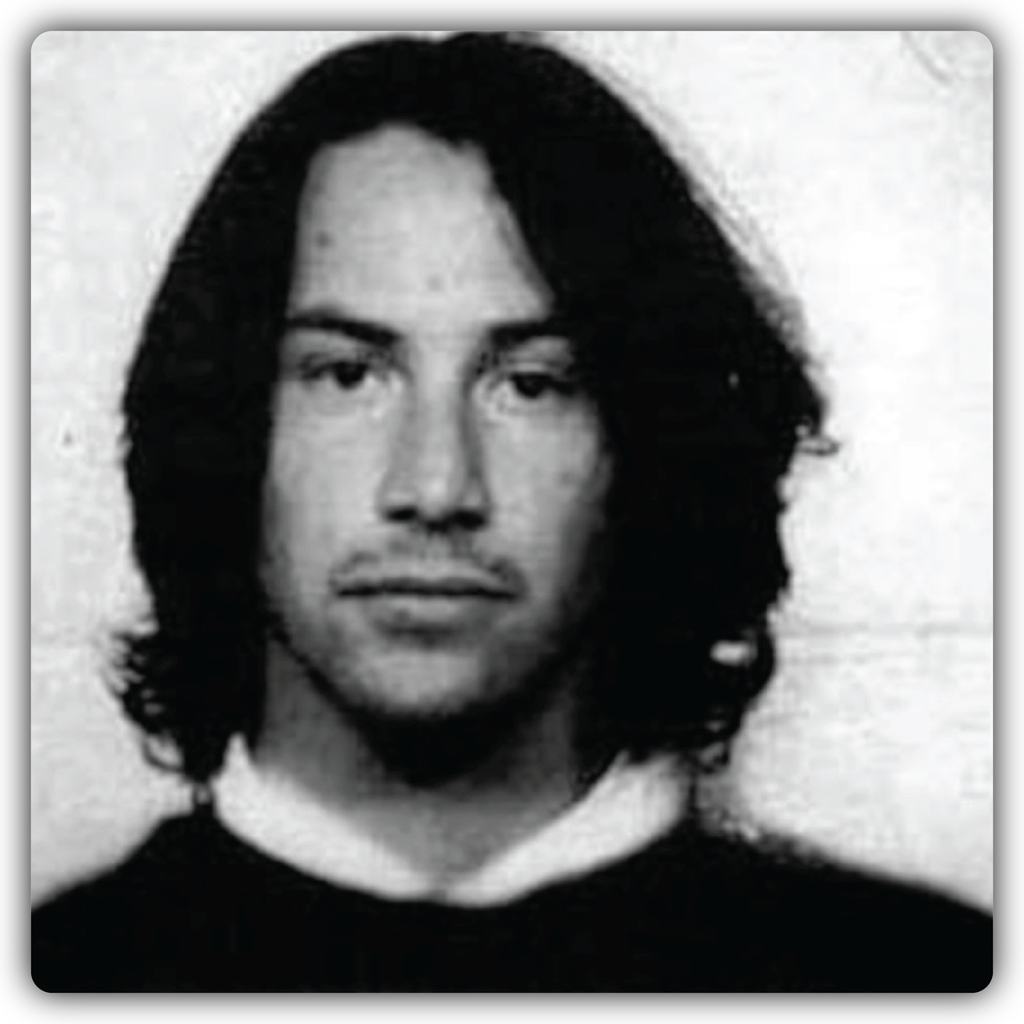 Keanu Reeves Mugshot Sticker