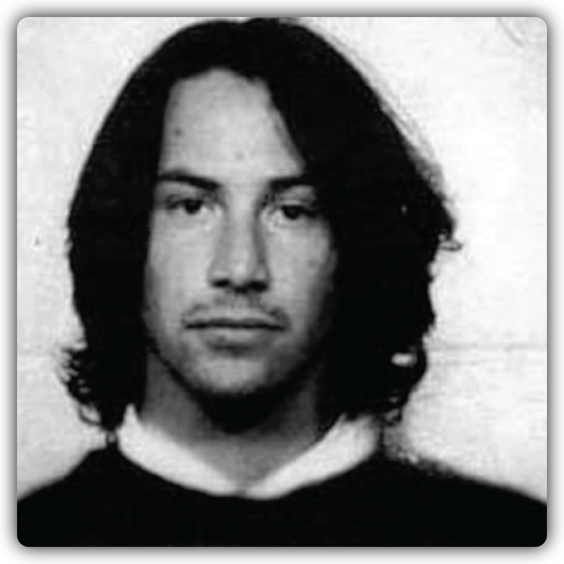 Keanu Reeves Mugshot Sticker