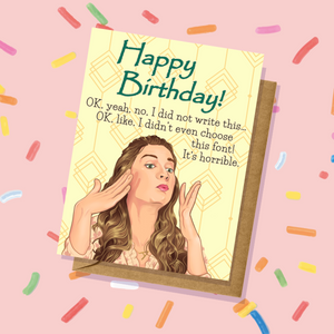 Schitt's Creek, Alexis Rose Birthday Card