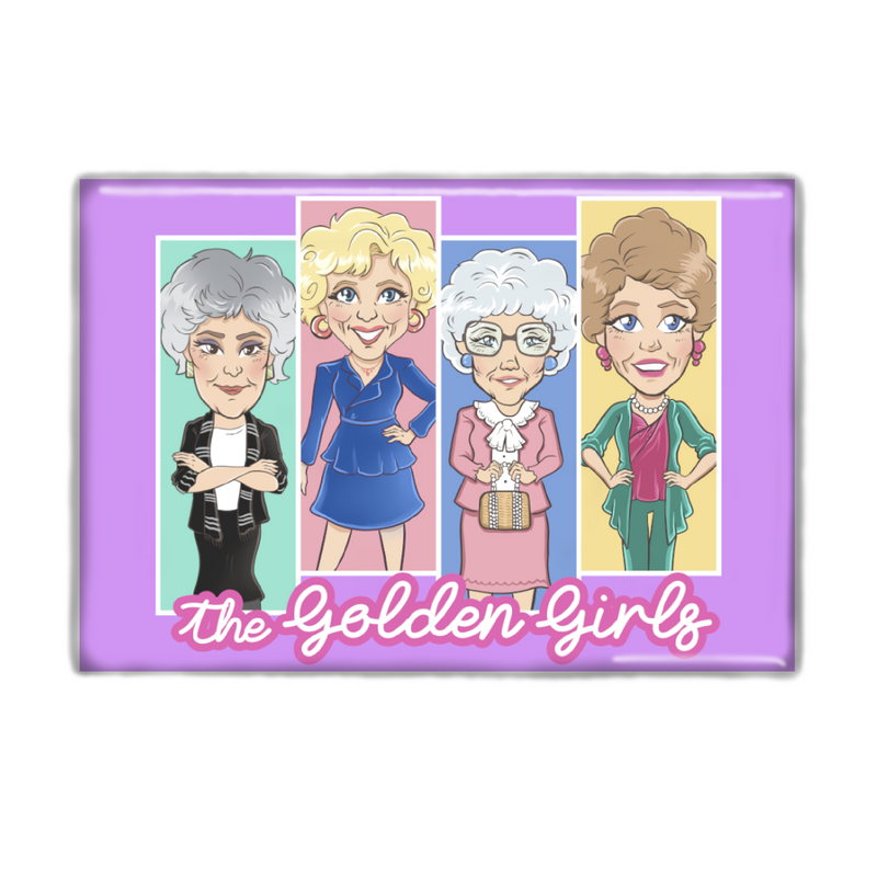 Anime Golden Girls Magnet