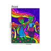 Trippy Aliens 8x10 Print