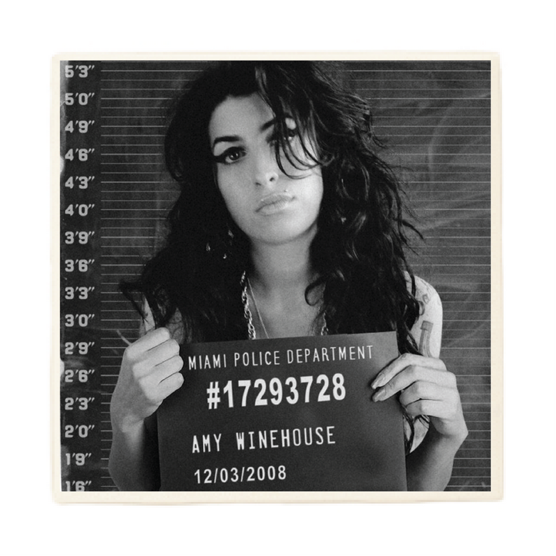 Amy Winehouse Mugshot Coaster