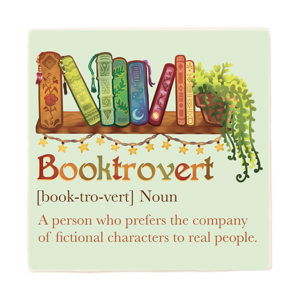 Booktrovert Coaster