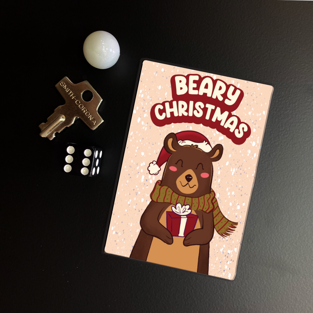 Beary Christmas Magnet