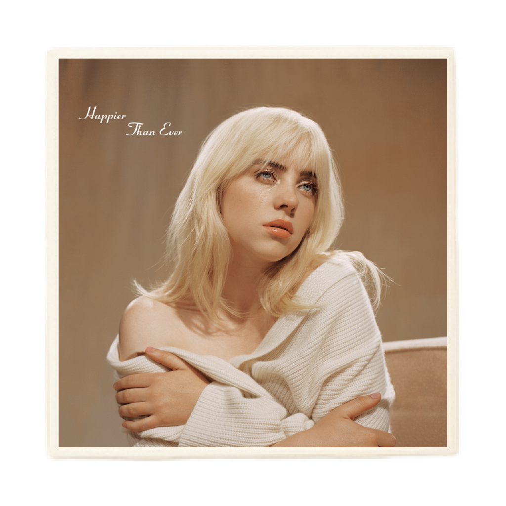Billie Eilish "Happier than Ever" Album Coaster