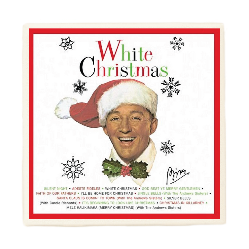 Bing Crosby "White Christmas" Album Holiday Coaster
