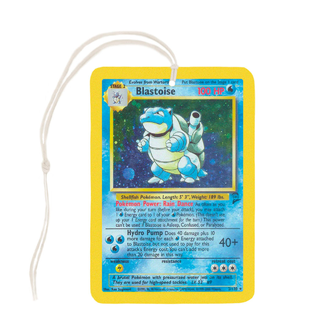 Blastoise Pokemon Card Air Freshener Blastoise Pokemon Card Air Freshener