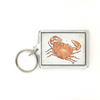 Cancer Vintage Illustration Plastic Keychain