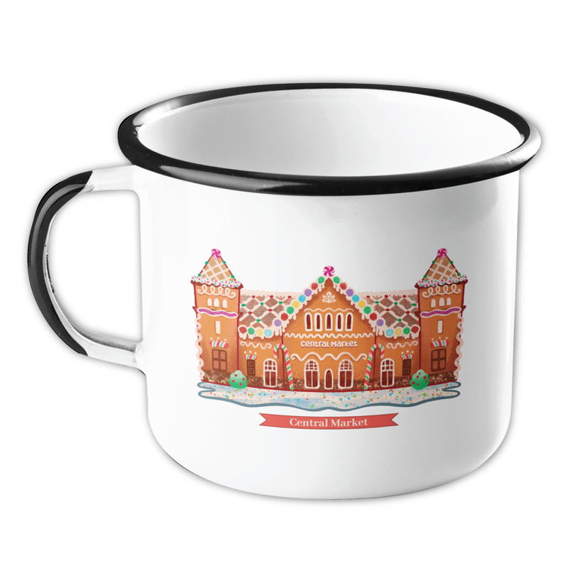 Gingerbread Lancaster Central Market Camp Mug