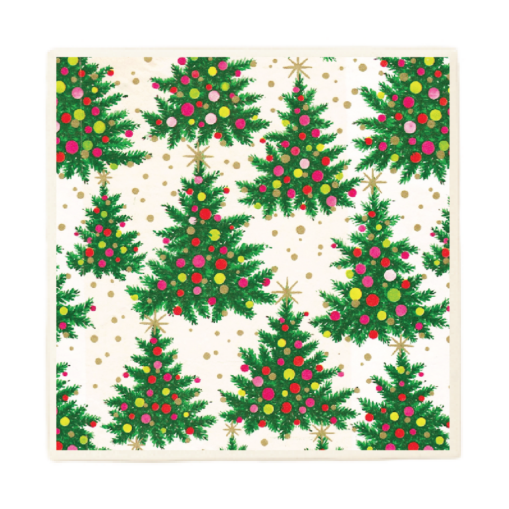 Christmas Trees Holiday Coaster