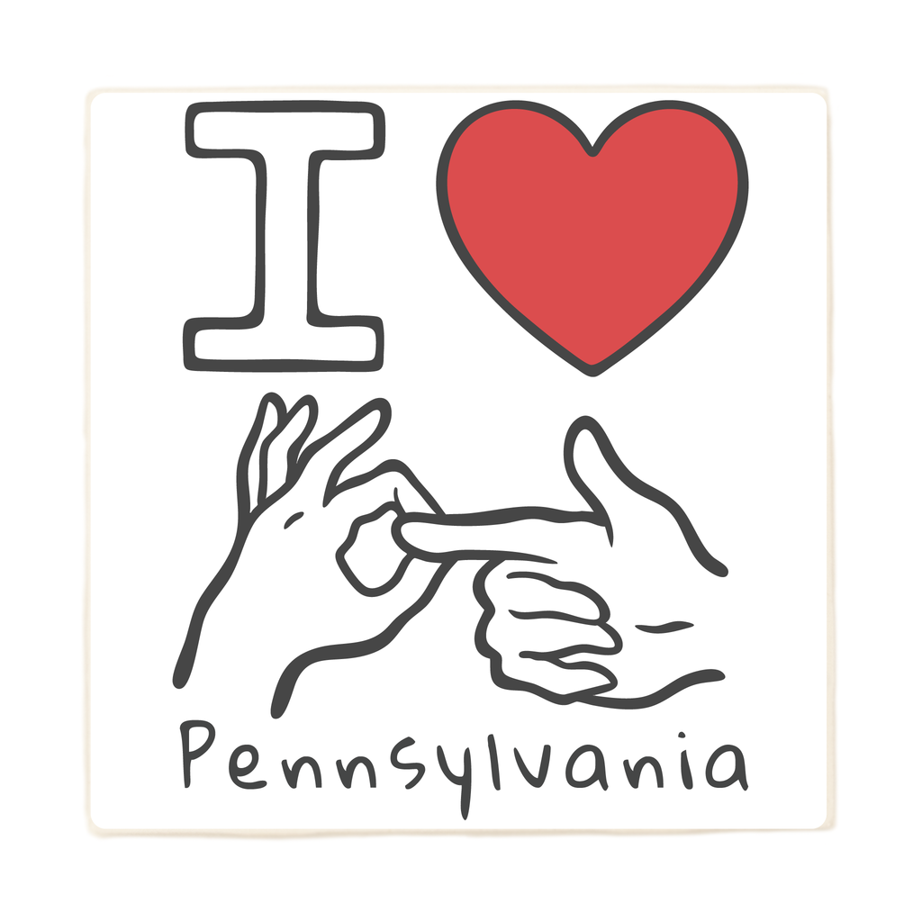 I Love Crude Gesture Intercourse, PA Magnet