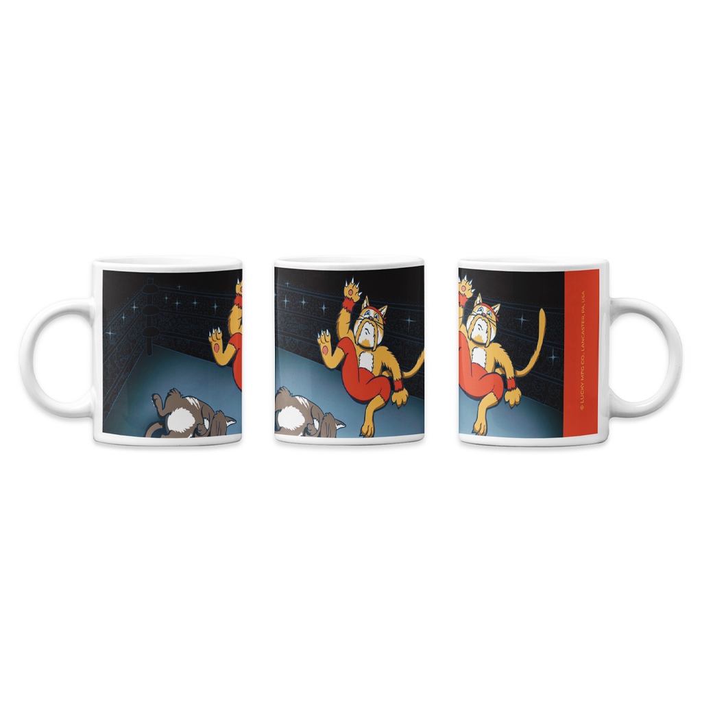 "Cat Hogan" Pro Wrestling Parody Mug || Wrestlecats