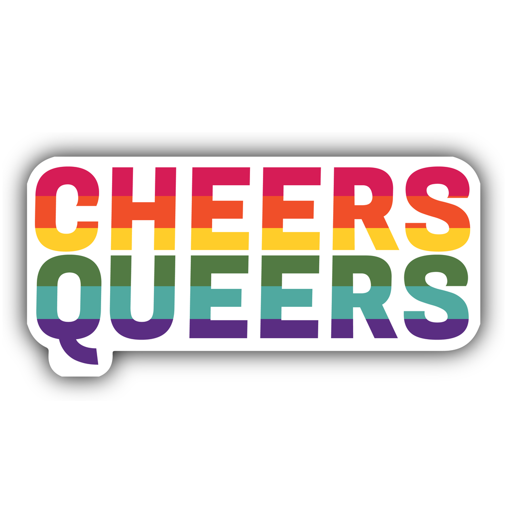 Cheers Queers Vinyl Sticker