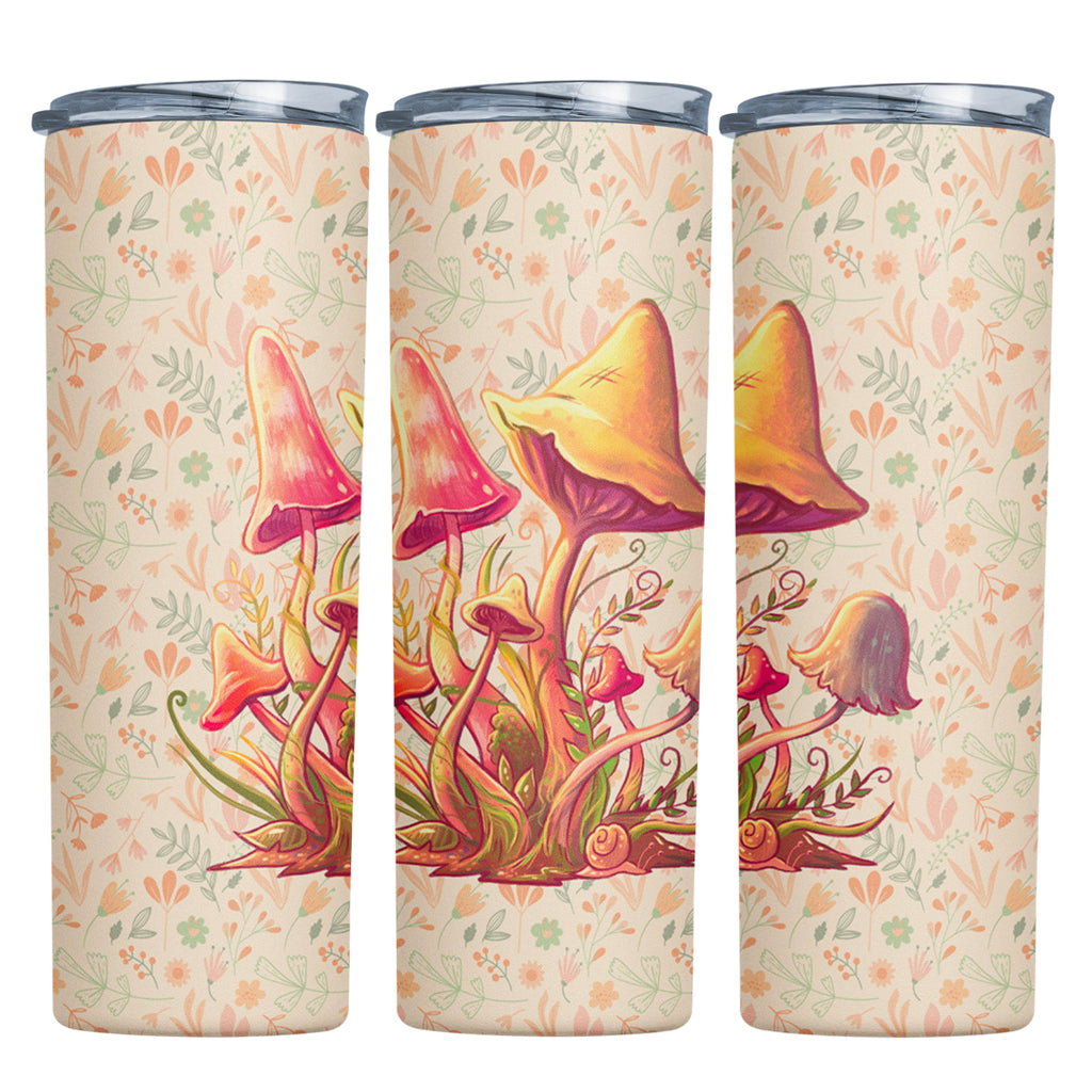Cottagcore Mushroom Cluster 20oz Tumbler