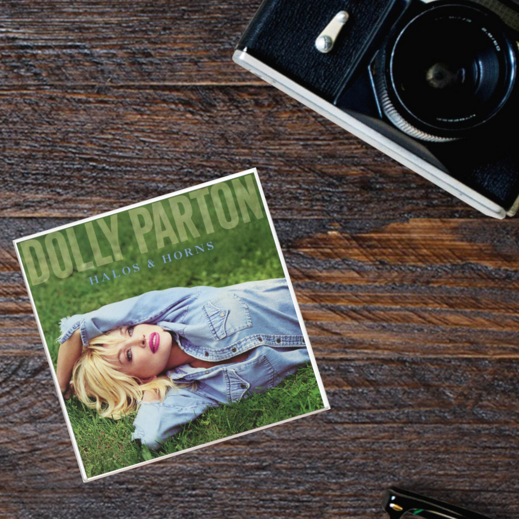 Dolly Parton 'Halos and Horns' Album Coaster
