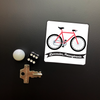 Lancaster Bike Square Magnet