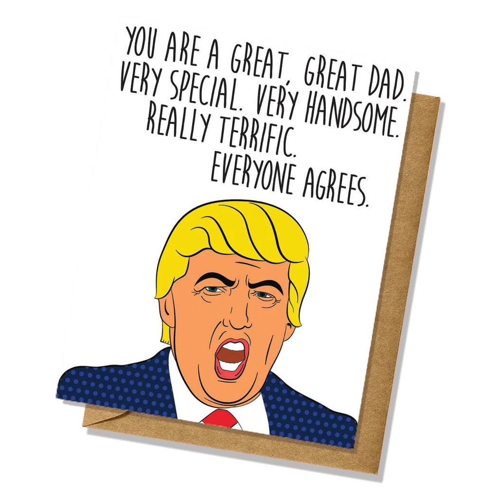 Donald Trump "Great Dad" Father's Day Card