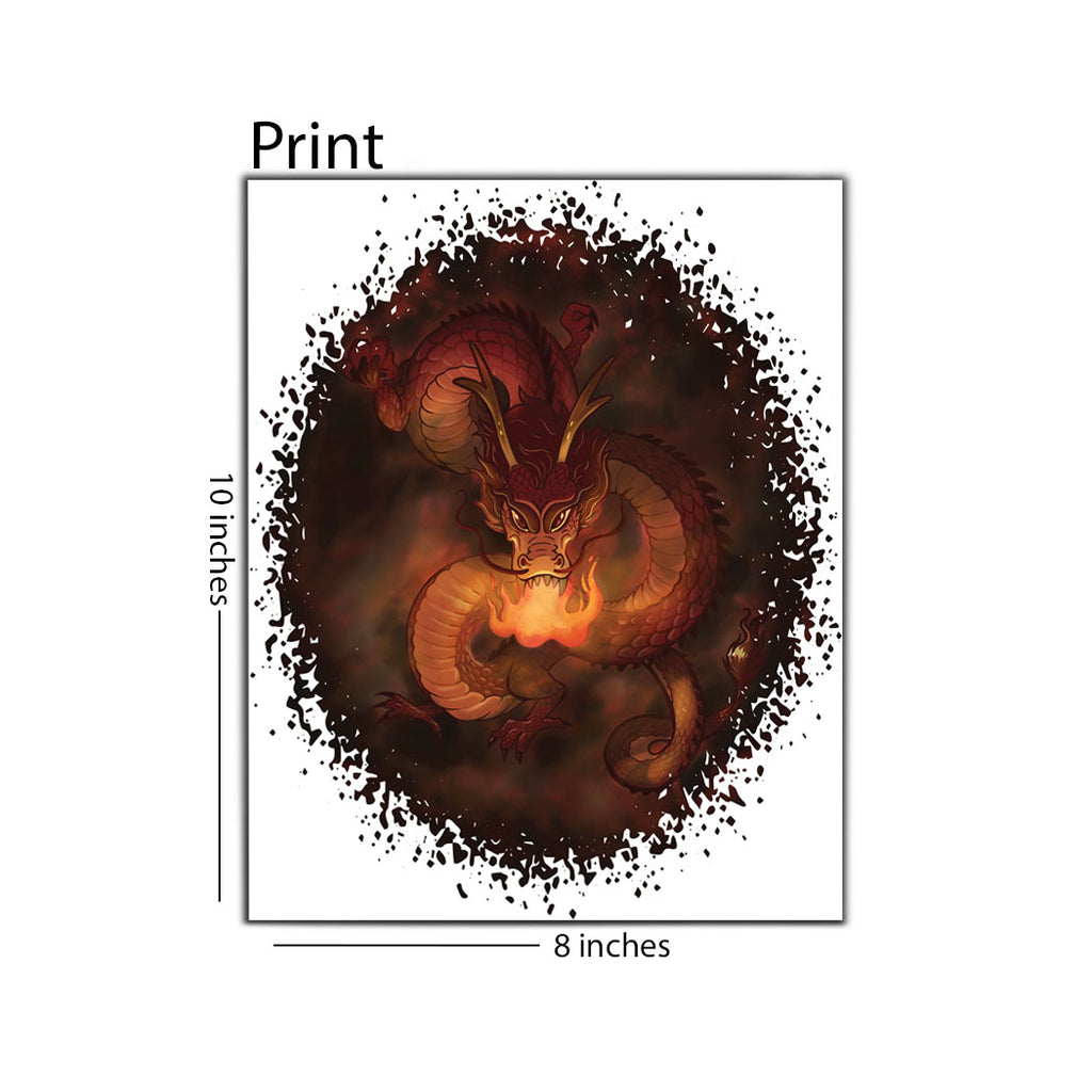 Fantasy Dragon 8x10 Print