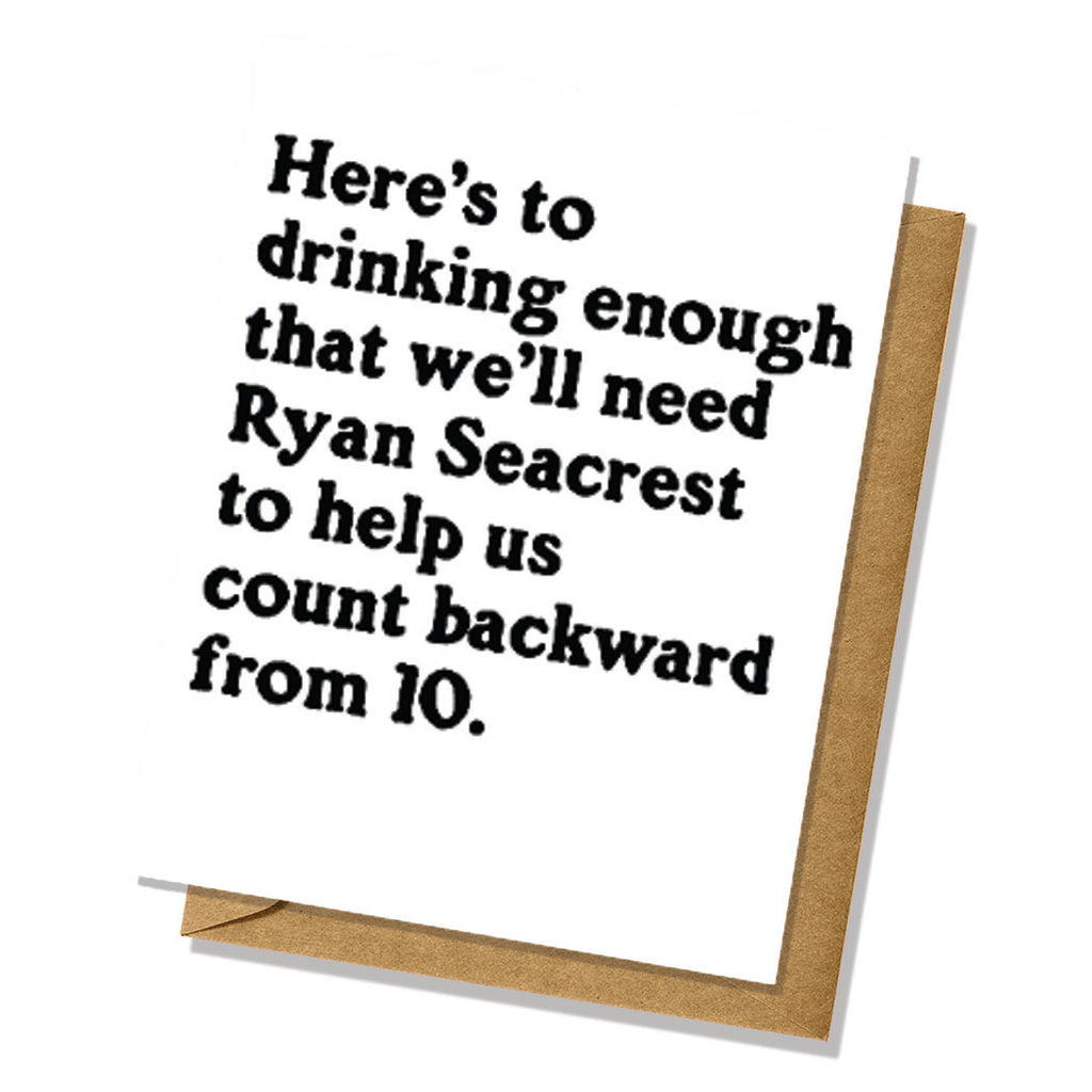 Drinking Enough Christmas Card