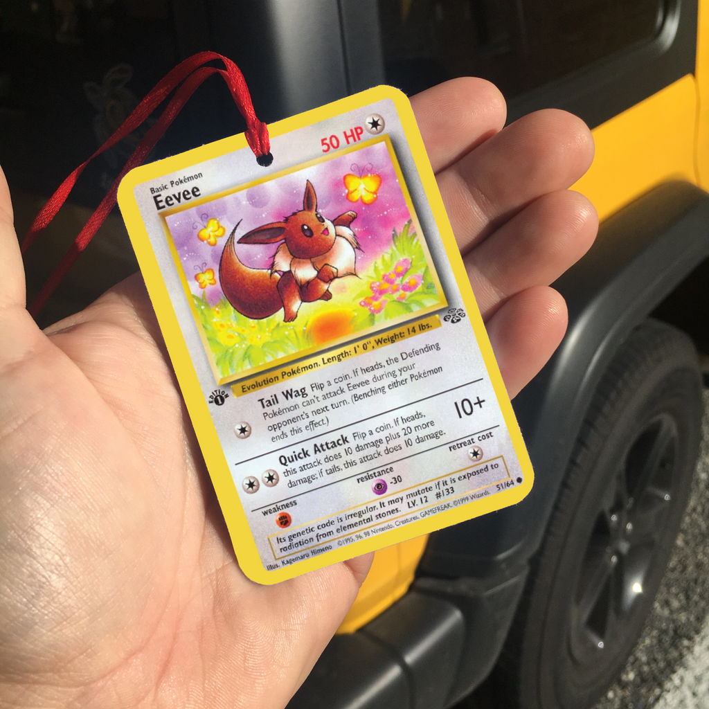 Eevee Pokemon Card Air Freshener