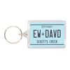 Ew, David Schitt's Creek Plastic Keychain