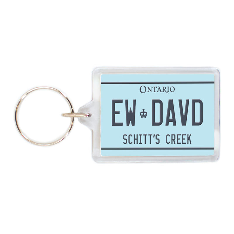 Ew, David Schitt's Creek Plastic Keychain