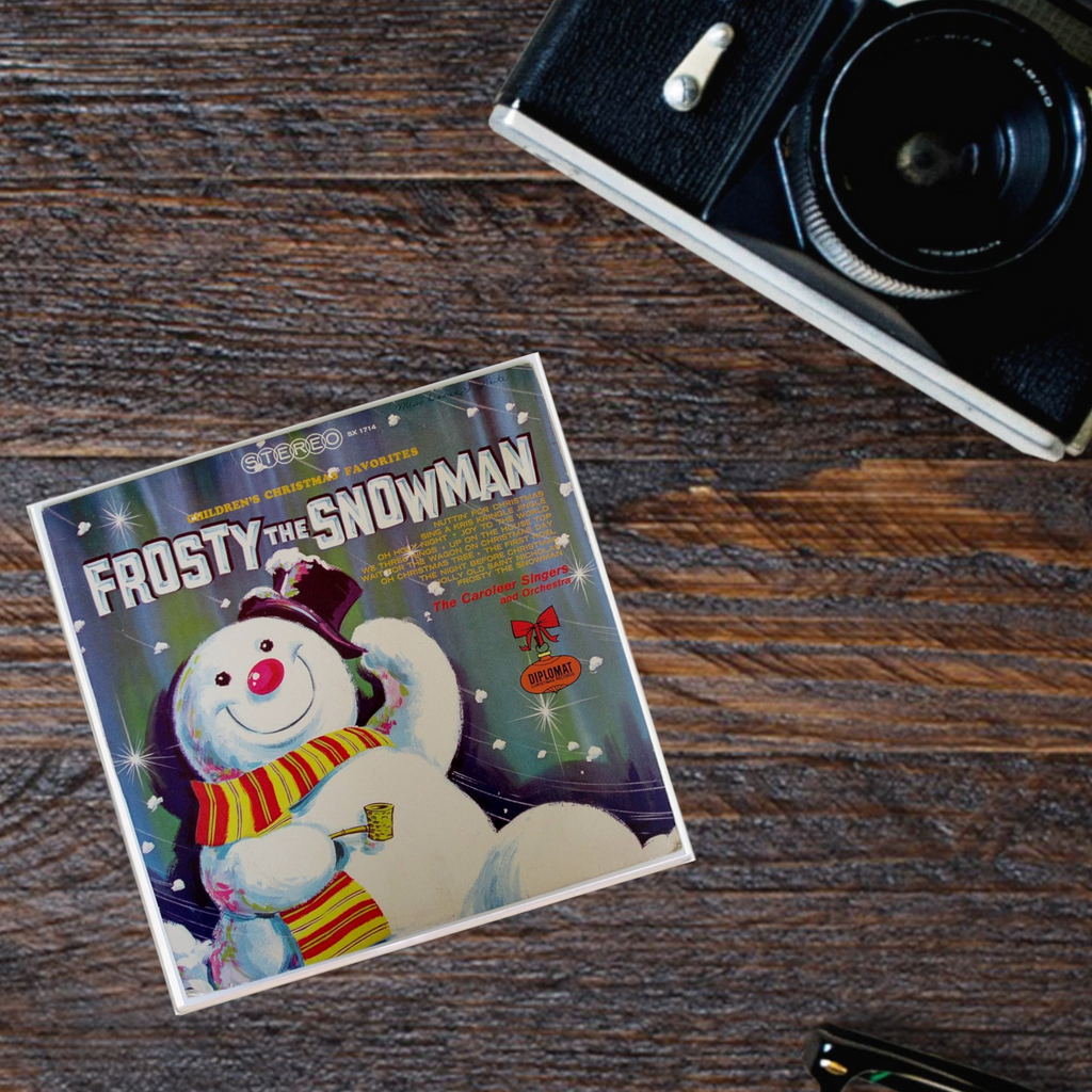 Frosty the Snowman Holiday Album Coaster