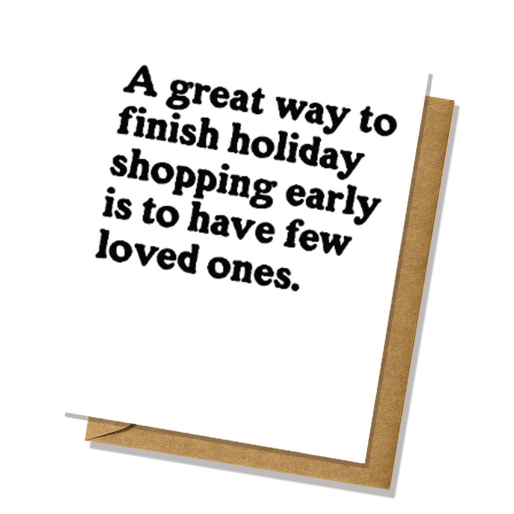 Few Loved Ones Christmas/Holiday Card